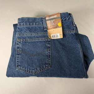 Carhartt B172 Flannel Lined Relaxed Fit Work Jeans 44x34 NWT